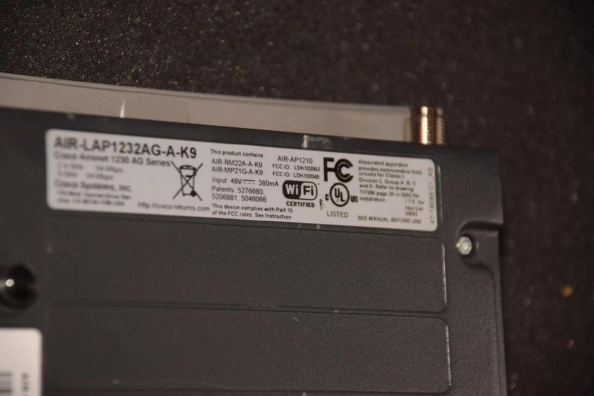 Used Cisco Aironet 1200 AIR-LAP1232AG-A-K9 AIR-LAP1232AG Wireless Access Point