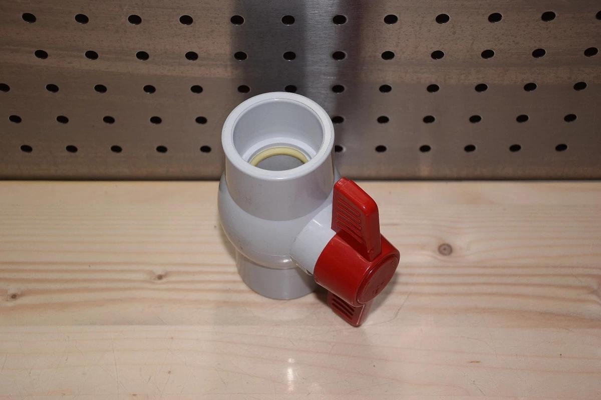 Newval Fluid 1 1/4" PVC SCH 40 Ball Valve 1 1/4" Slip on, Industrial, Pool, Spa