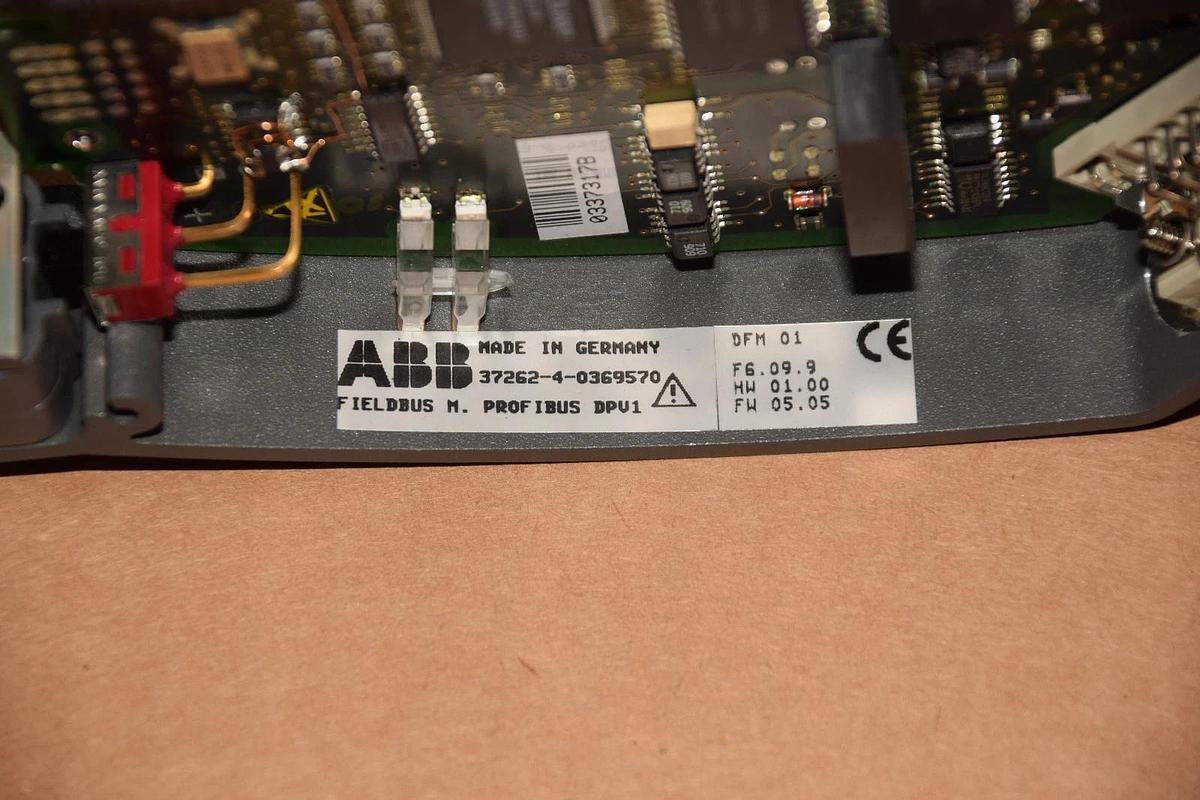 Used ABB Fieldbus M Profibus DPV1 DFM 01 37262-4-0369570 3926240369570 Freelance 2000