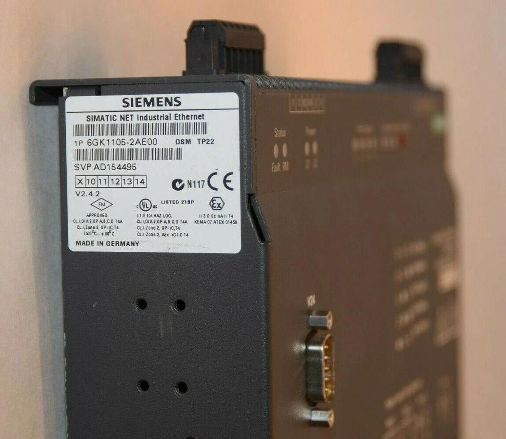 Used SIEMENS 6GK1105-2AE00 6GK11052AE00 Simatic Net Industrial Ethernet Module