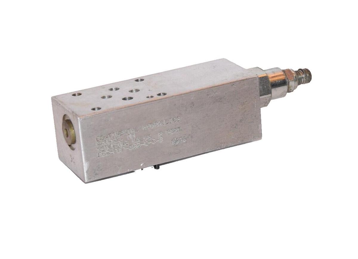 Used CONTINENTAL HYDRAULICS P5S-PDP-300-G-S-B Reducing Valve