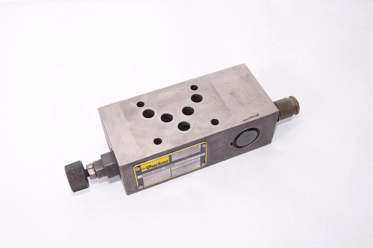 Used PARKER PRM3PA17KN32 3000psi Manapak Hydraulic Pressure Reducing Valve