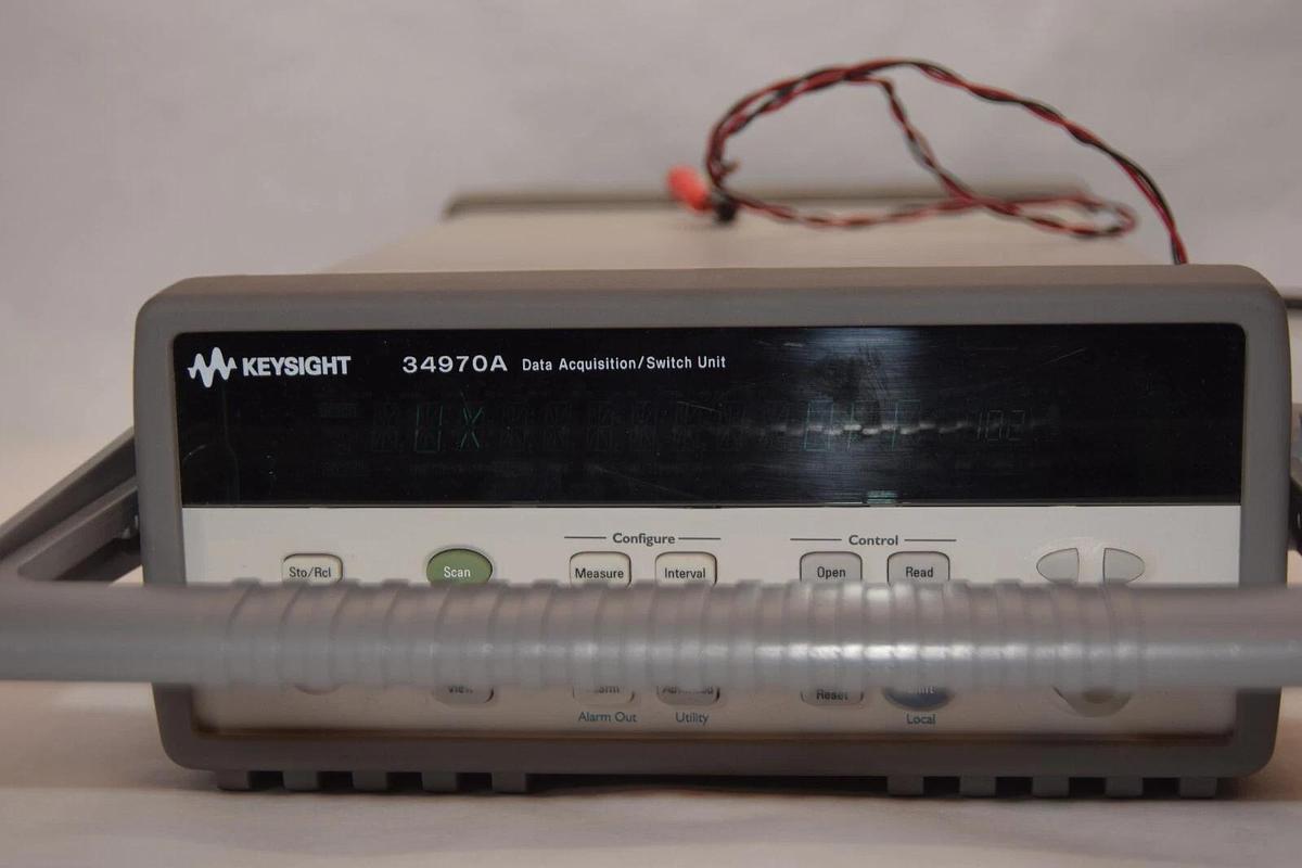 Used HP Keysight 34970A Data Aquisition Switch Unit w/ Keysight 34901A 20 Channel