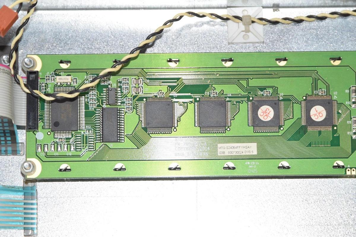 Used OKUMA MTB-289 PB-289 Rev A MTG-S2406ASAY Circuit Board & Display W/Interface