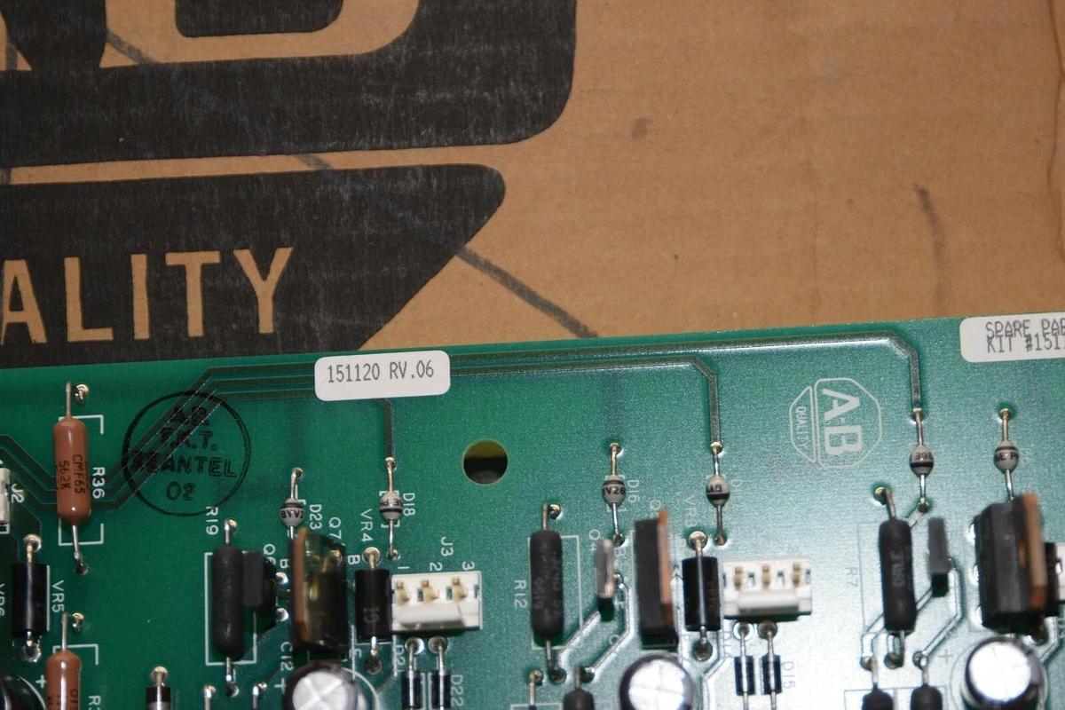 (NEW) ALLEN BRADLEY 151169 Spare Parts Kit 151120 Rev 06 Circuit Board