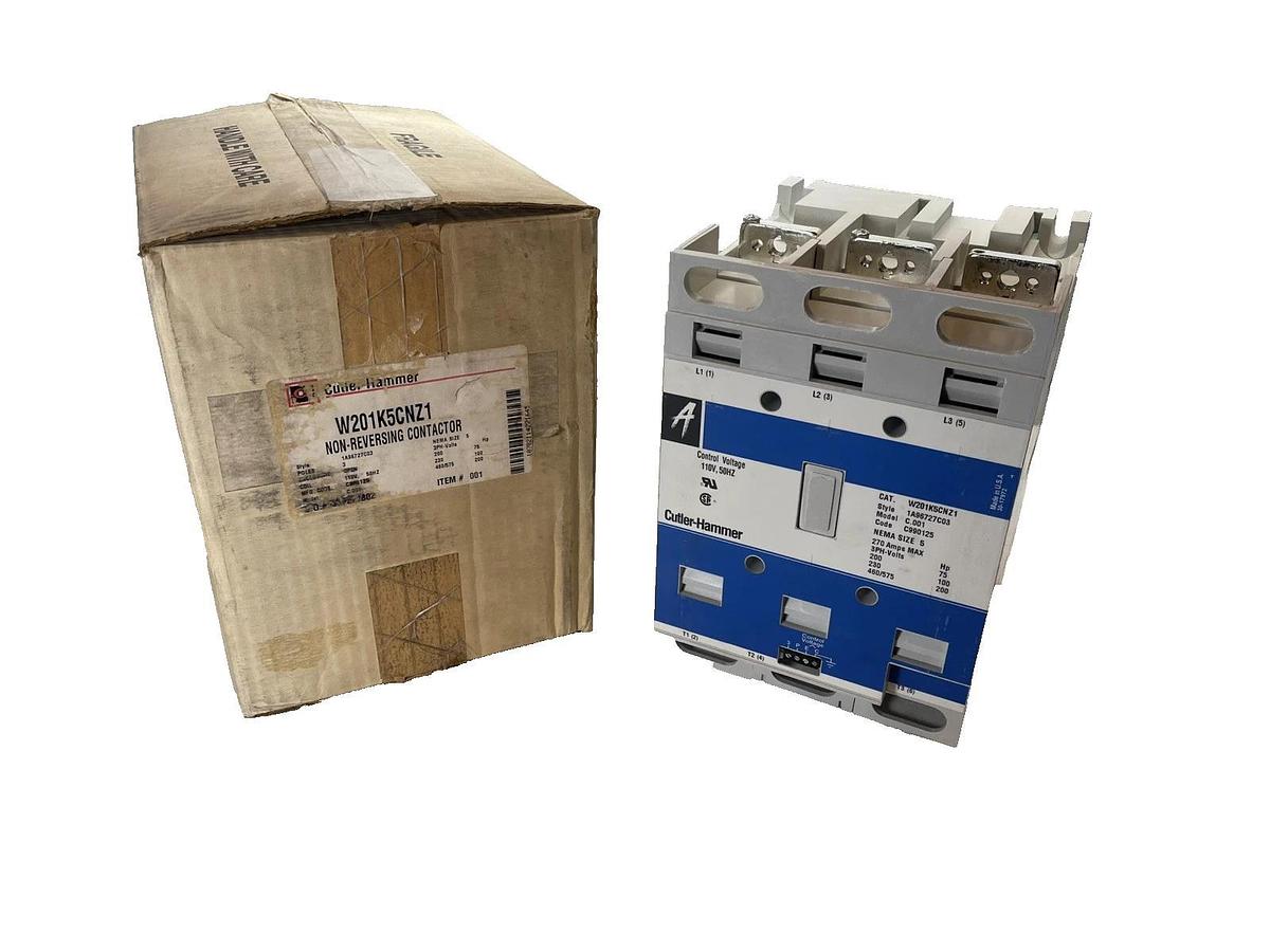 (New) Cutler Hammer, W201K5CNZ1, Advantage Contactor, SIZE: 5, C, 1A96727C03
