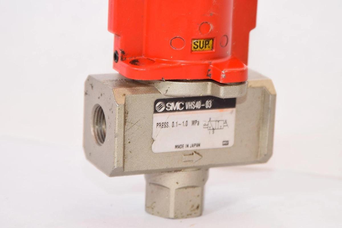 Used SMC VHS40-03 0.1-1.0MPa Lock Out Valve