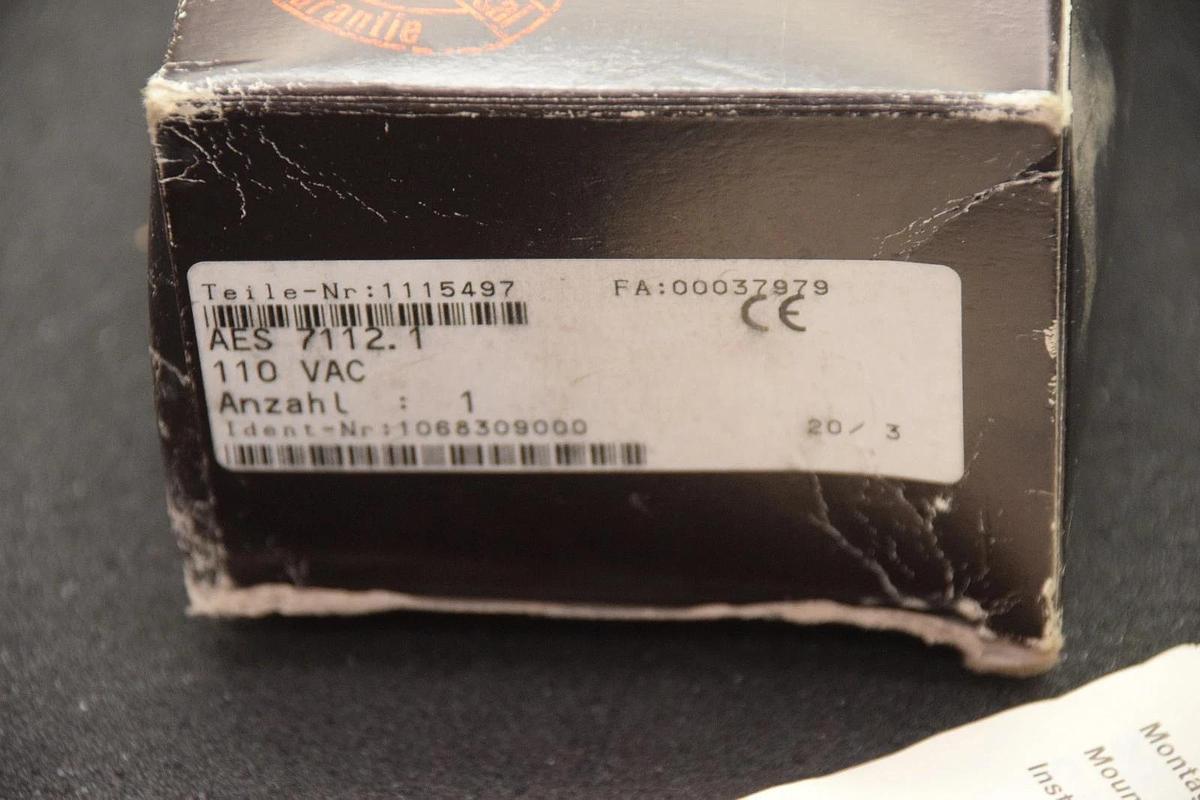 Schmersal AES 7112 110 Vac Safety Control Module  7112.1 110VAC AES7112.1