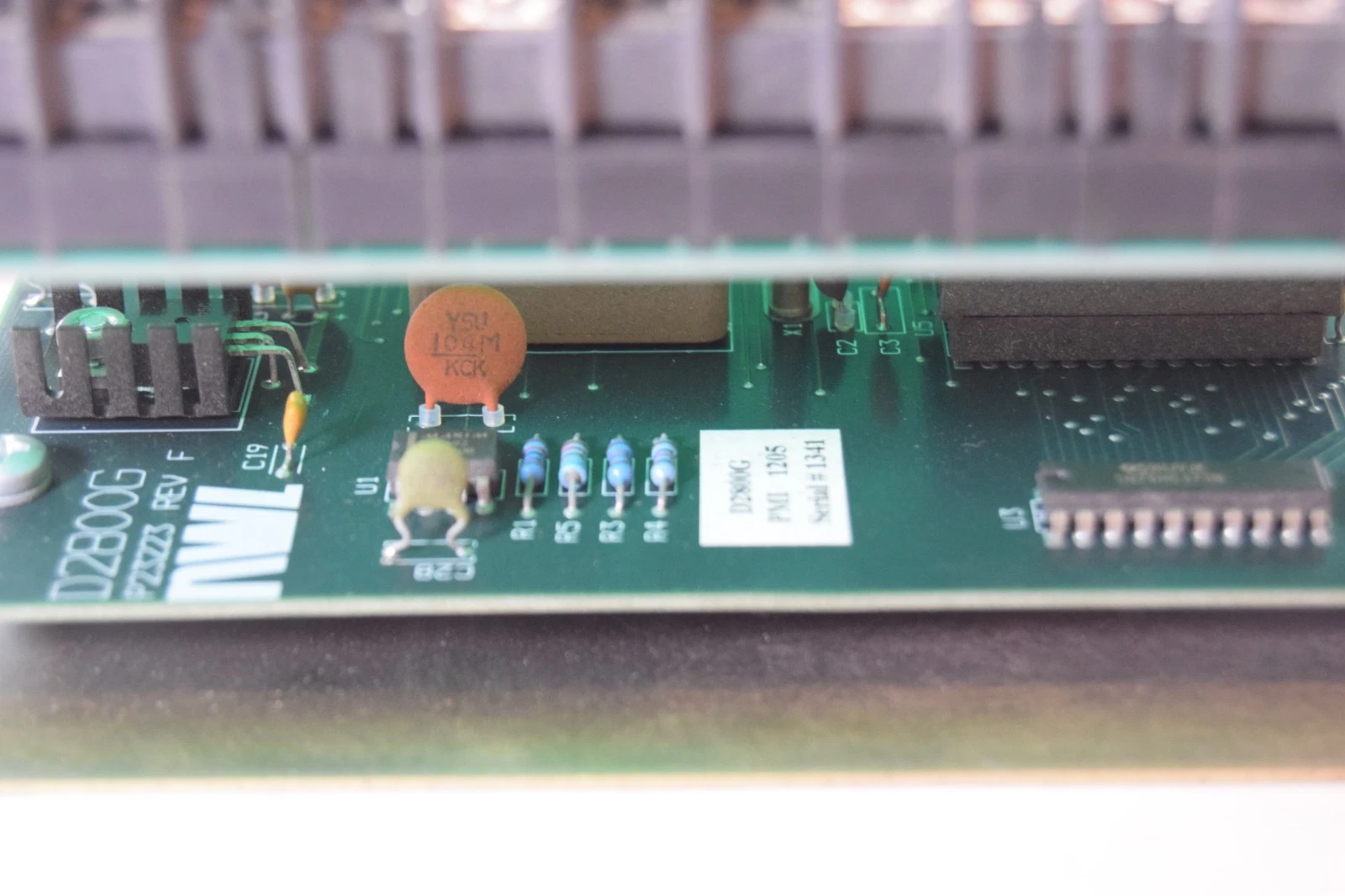Used NWL Transformers Inc. D2157D Signal Optimizer PCB Circuit Board w/ D20136
