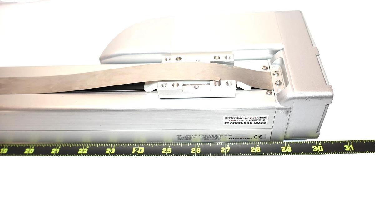 Used IAI Corporation RCP6-SA6R-WA-42P-20-600-P3-N-MR-NM 24Vdc Cylinder