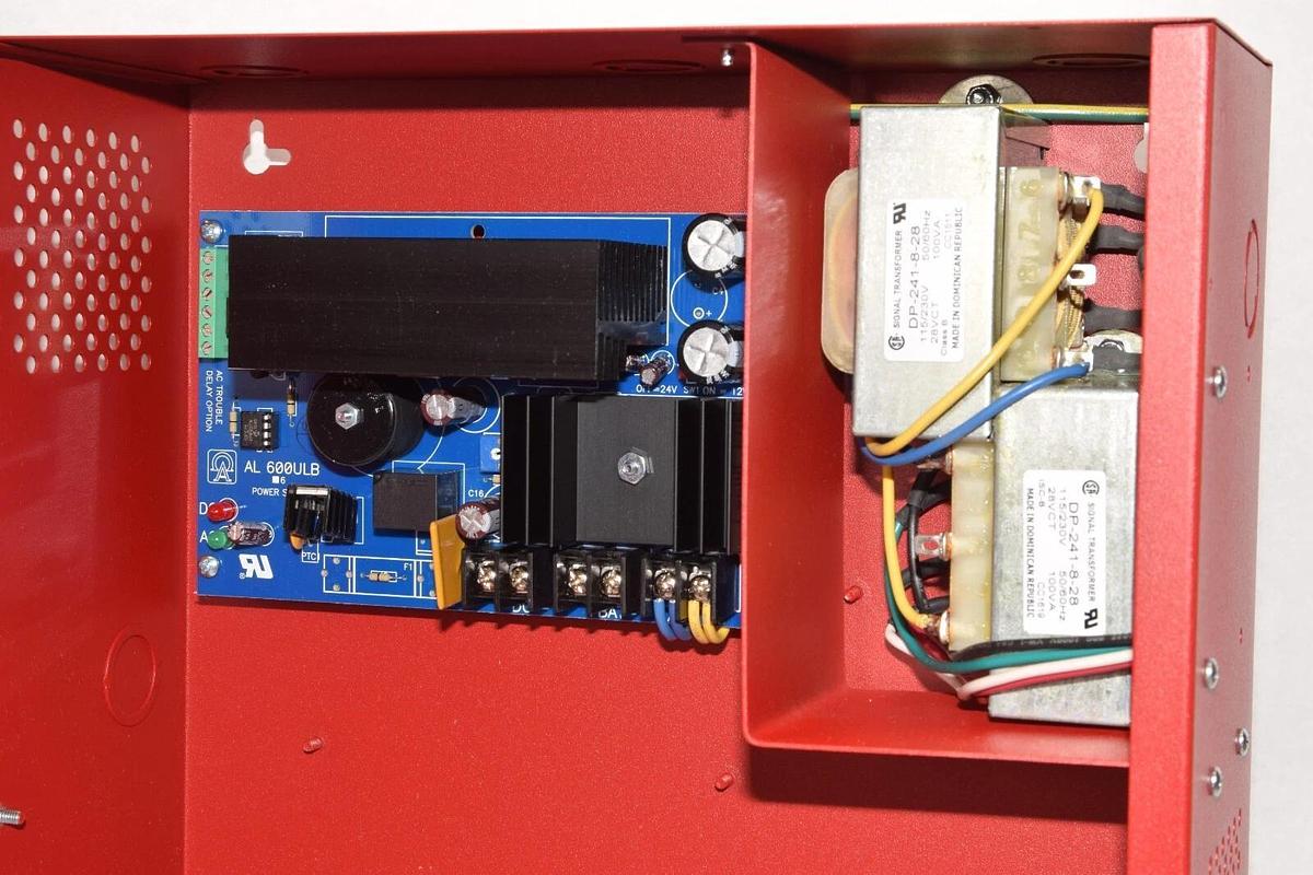 FEDERAL SIGNAL PS600 Ser. B 120/240Vac 1.9-.95A Battery Back-up Power Supply NEW