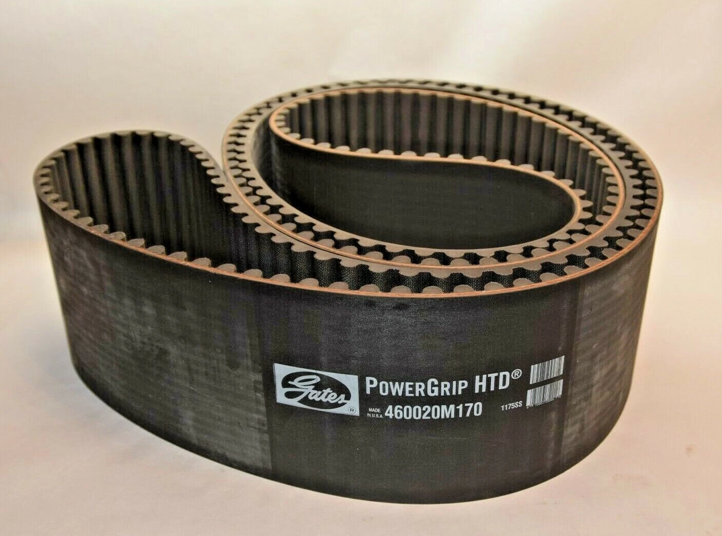 Gates PowerGrip HTD Belt 460020M170 4600-20M-170 Made in USA (NEW)