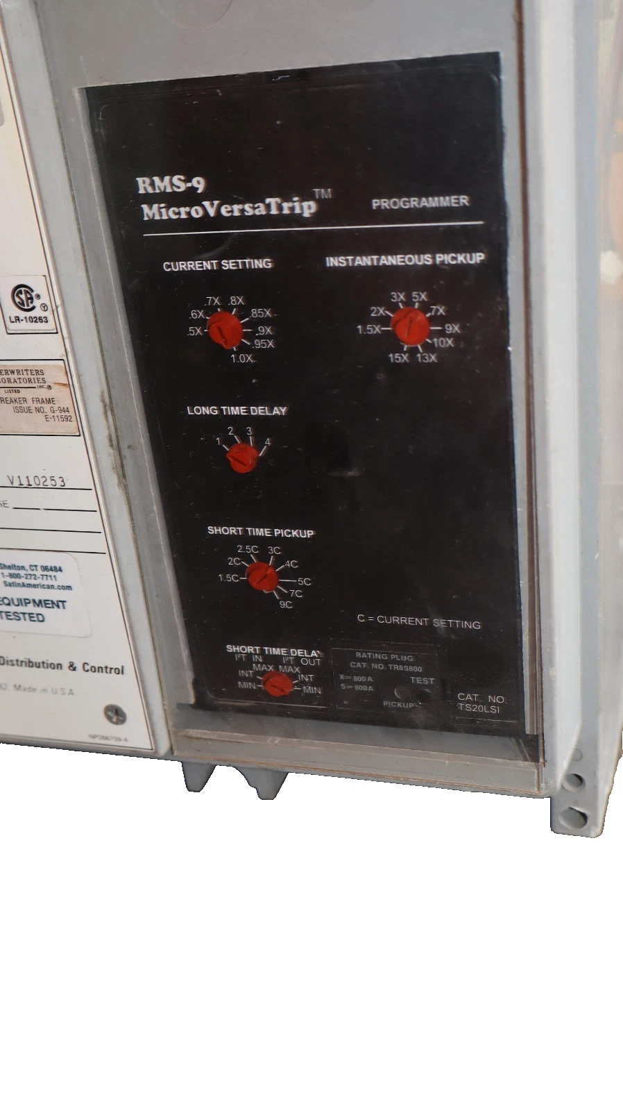 Refurbished GE General Electric Circuit Breaker Power Break 800A Amp TP88SS TS20LSI TR8S800