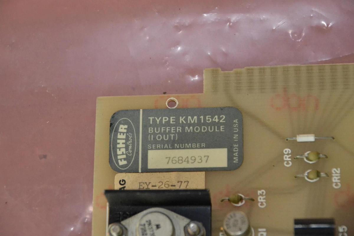 Used FISHER ROSEMOUNT BUFFER MODULE KM1542 43A7578A CIRCUIT BOARD CARD