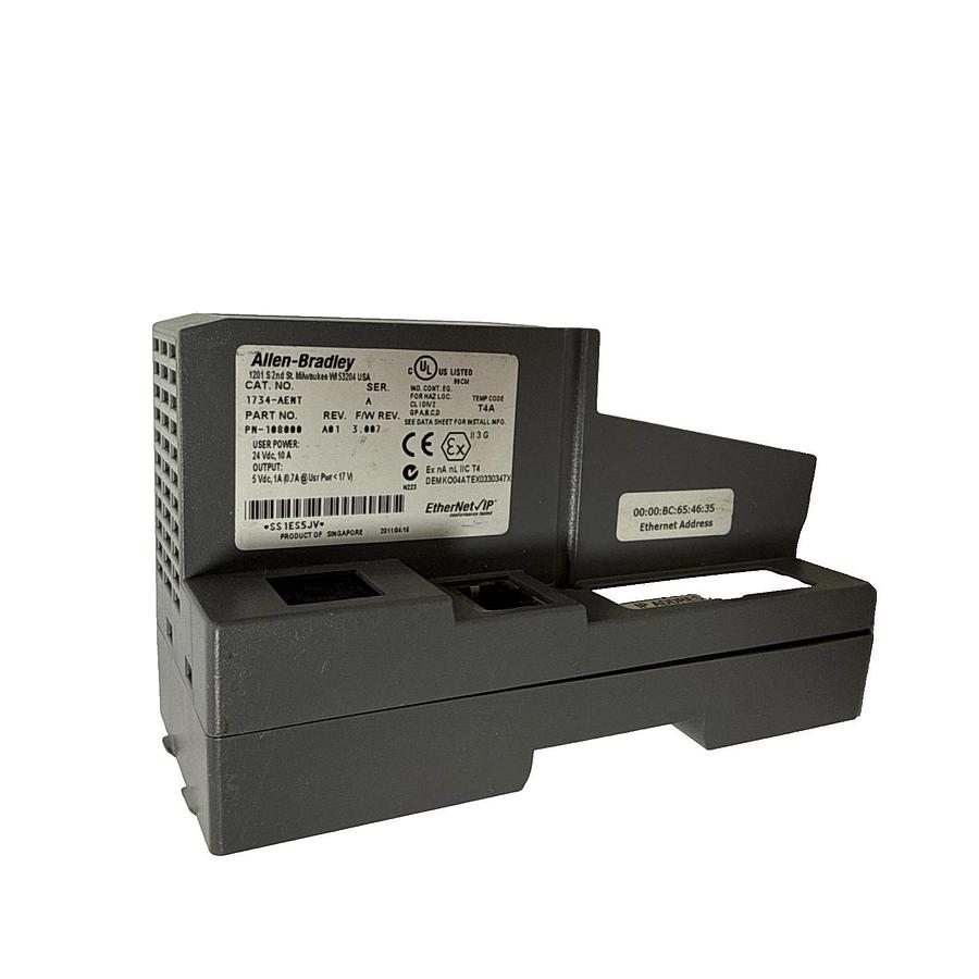 Allen Bradley 1734-AENT /A Point I/O Ethernet Adapter  1734AENT  108000 (New)