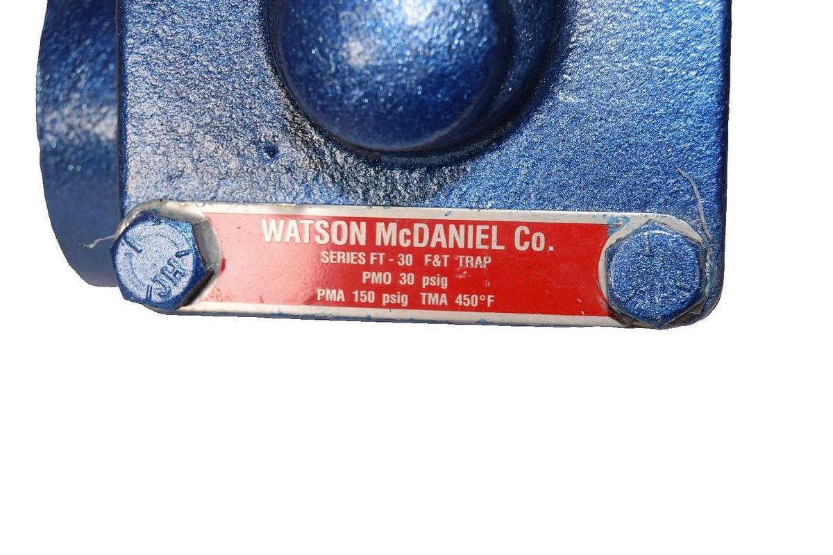 Watson McDaniel FT-30 Float & Thermostatic Steam Trap 3/4" NPT 30 Psig (New)