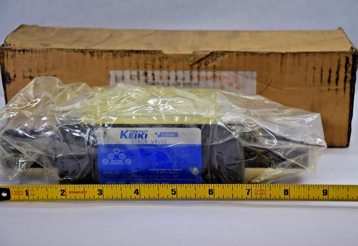 (NEW) Tokyo Keiki Tokimec Stack Valve TGMFN-5-X-A2H-B2H-50 TGMFN5XA2HB2H50