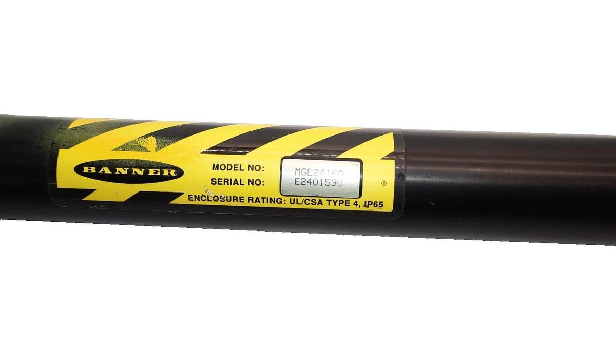 Used Banner Light Curtain Emitter MGE2416A Beam-Array