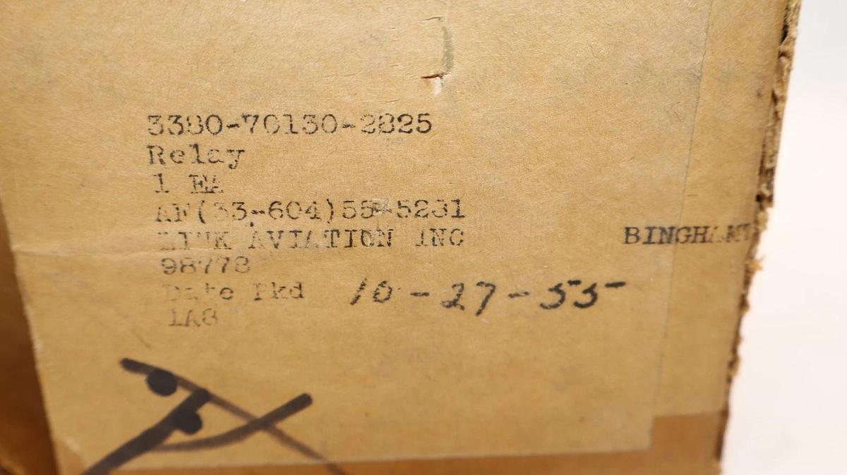 Link Aviation Relay 3380-70130-2825 CRA-00-22 U 98778 CRA0022U (New)