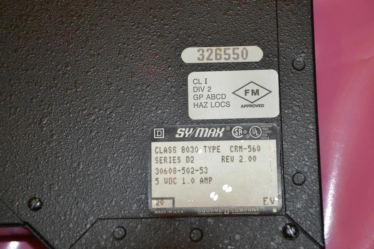 Used SQUARE D SYMAX SY/NET NETWORK INTERFACE 8030 CRM-560 CRM560 8030CRM-560 D2 D3