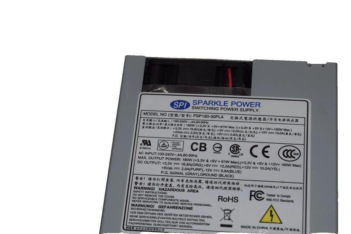 Used SPI FSP180-50PLA 180W Sparkle Power Switching Power Supply FSP18050PLA