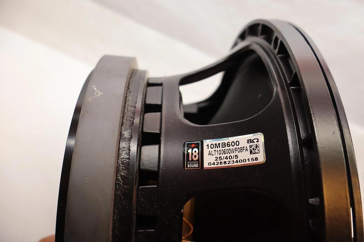 (NEW) EIGHTEEN SOUND 10MB600 10" 8ohm Mid-Base Mid-Range Replacement Speaker