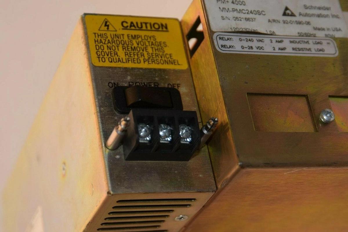 (NEW) SCHNEIDER AUTOMATION MM-PMC240SC PM+4000 120/230Vac Operator Interface