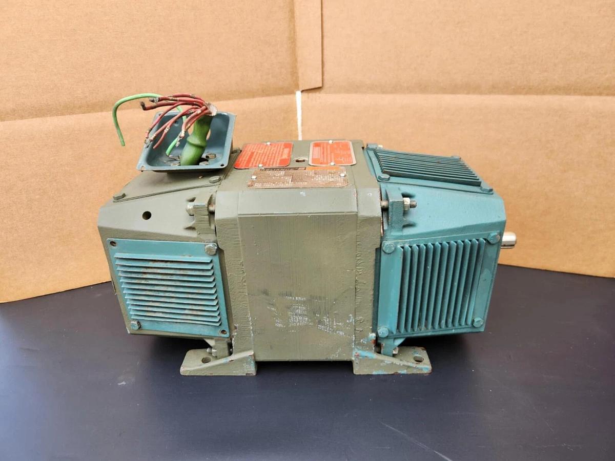 Used Reliance RPM III DC Motor DC0189ATY 3hp 3 hp 1750rpm 180v  cont