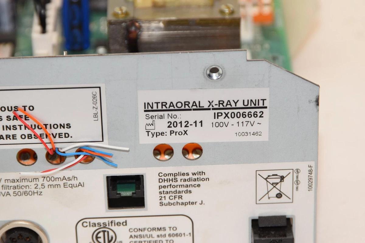 Used PLANMECA ProX Intraoral X-Ray Unit Generator Controlboard 113-10-17E 2012-11