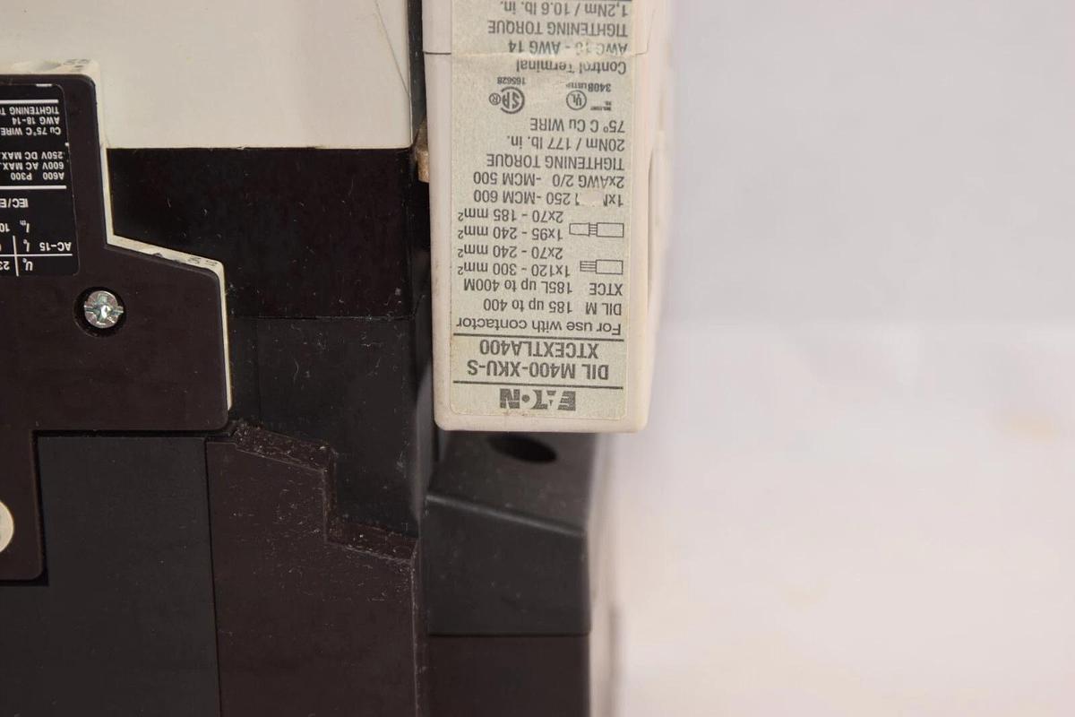 Used EATON DIL M250-S DILM250-S Contactor XTCS250L 110-120V Coil