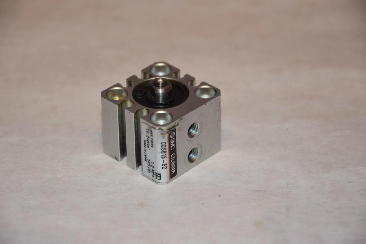 Used SMC CQSB16-5D CQSB165D 1.0MPa 145psi COMPACT CYLINDER
