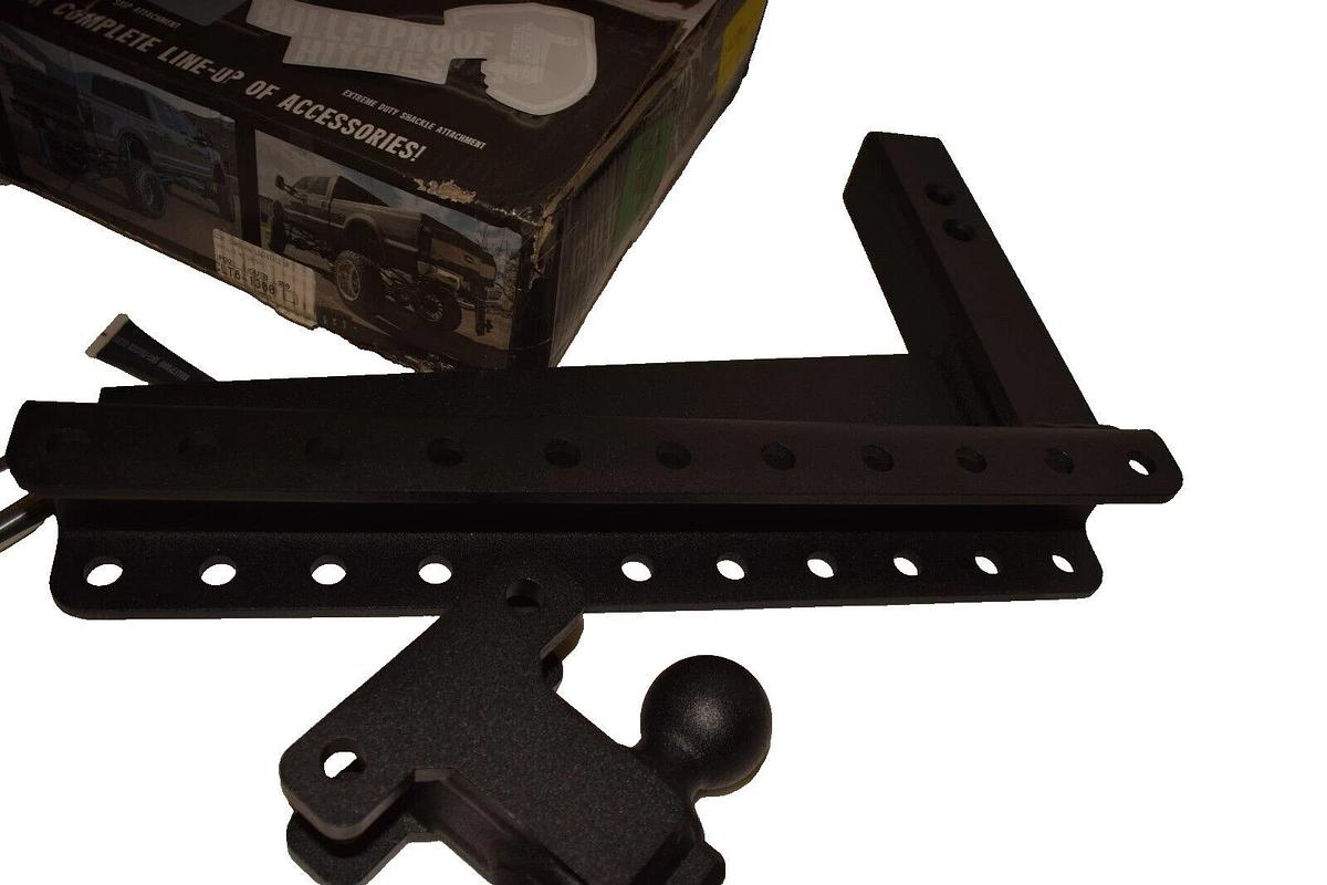 BulletProof Hitches Hitch  2.5" Heavy Duty 22,000lb 16" Drop/Rise Steel (NOS)