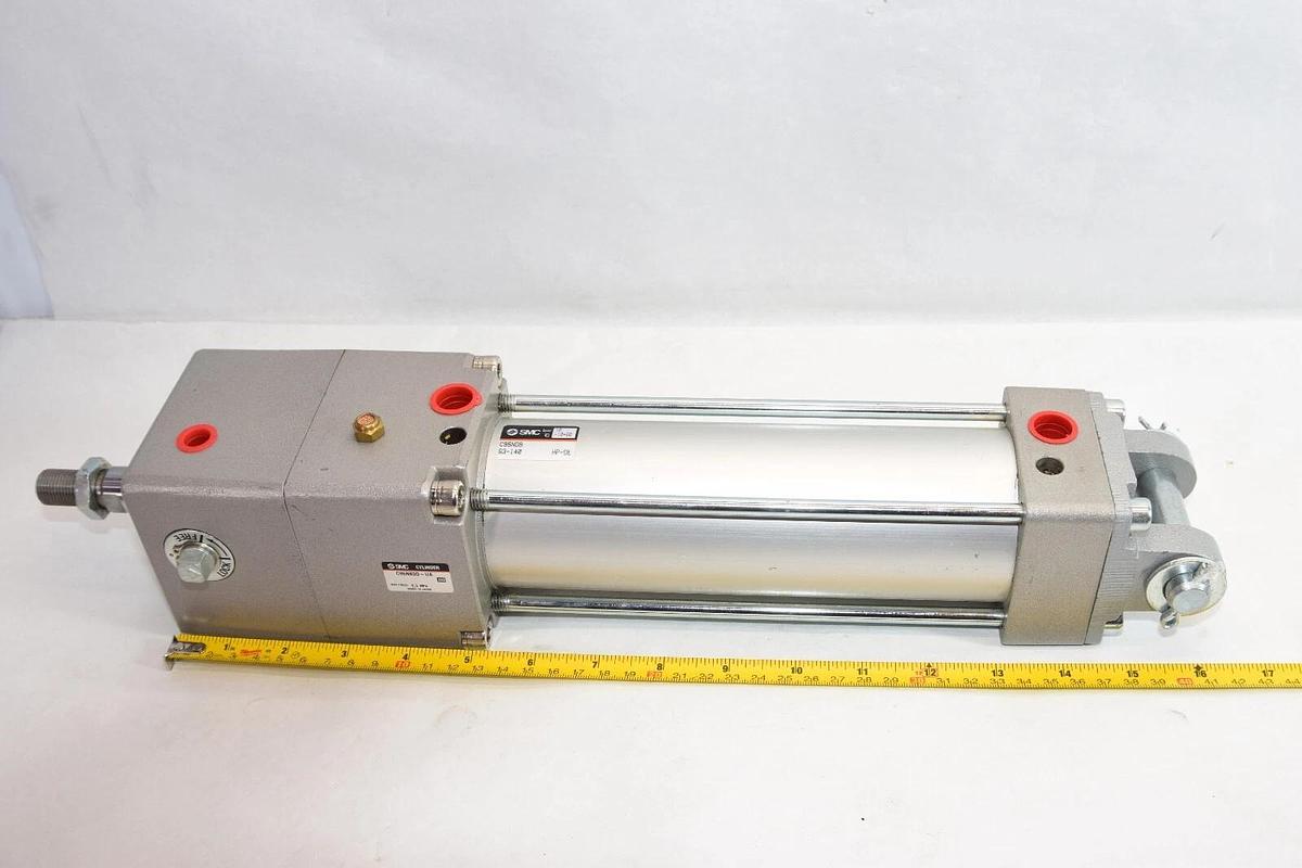 (NEW) SMC C95N63D-UA C95NDB63-140 Lock-Up Unit & Tie Rod Cylinder