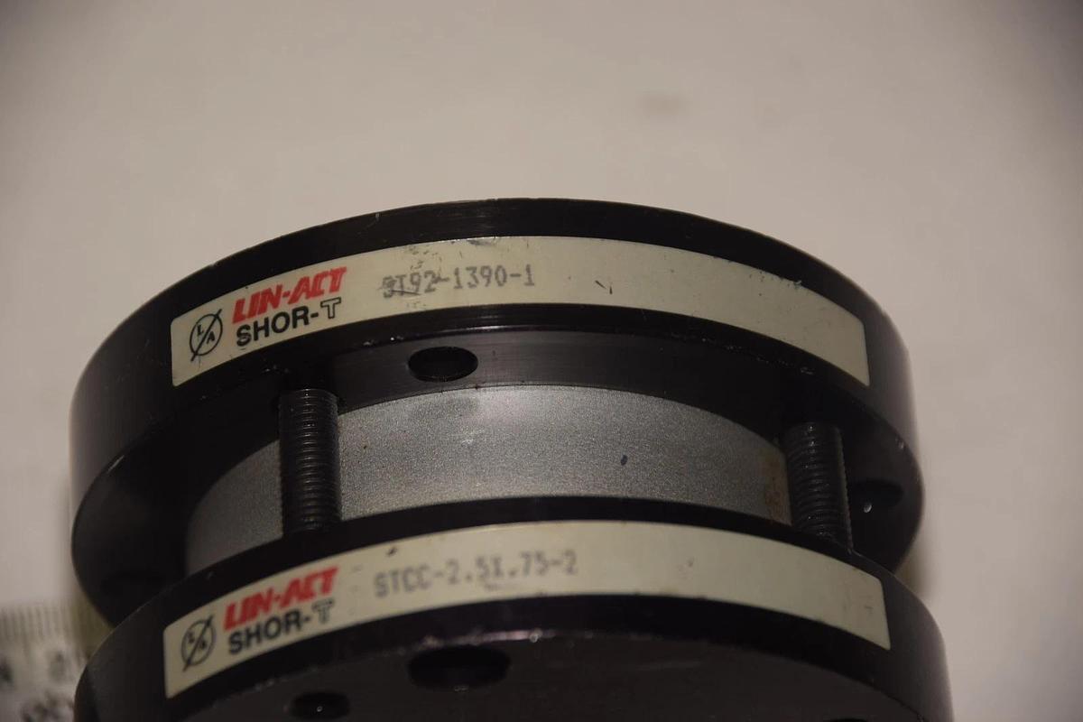 LIN-ACT STCC-2.5X.75-2 ST92-1390-1 SHOR-T PNEUMATIC CYLINDER NEW