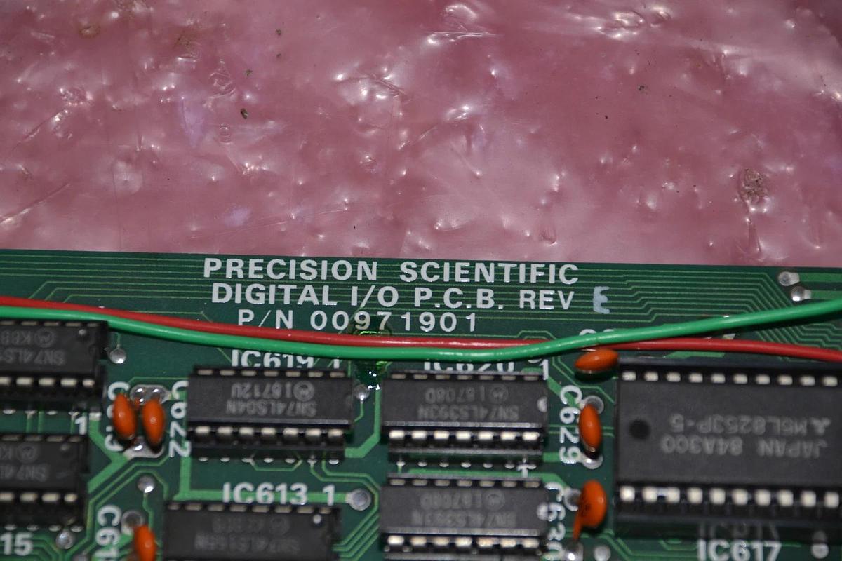 Used PRECISION SCIENTIFIC DIGITAL I/O CIRCUIT BOARD CARD REV.E 00971901 00972001