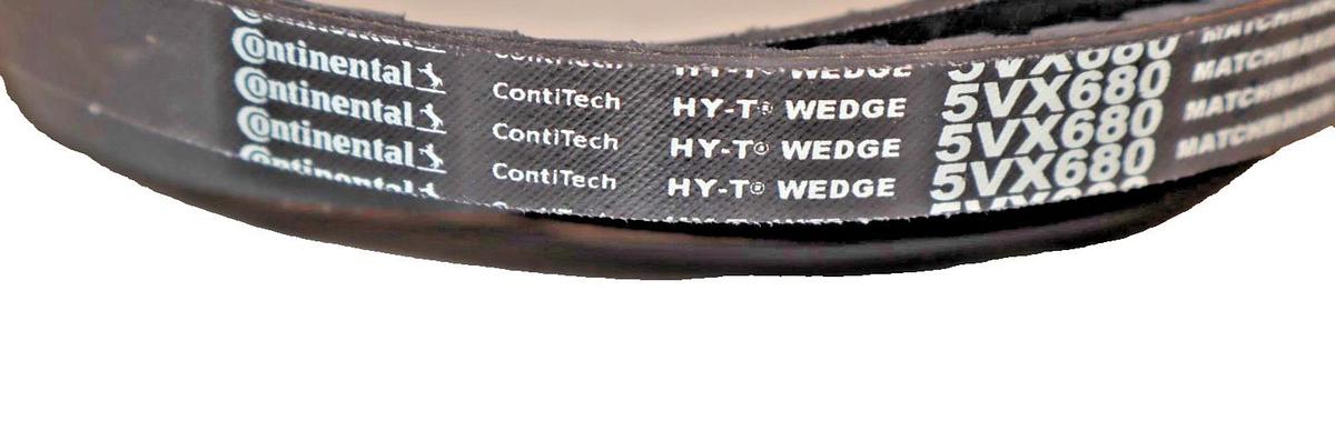 Continental Cogged Belt V-Belt 5VX680 HY-T Wedge ContiTech Matchmaker (New)