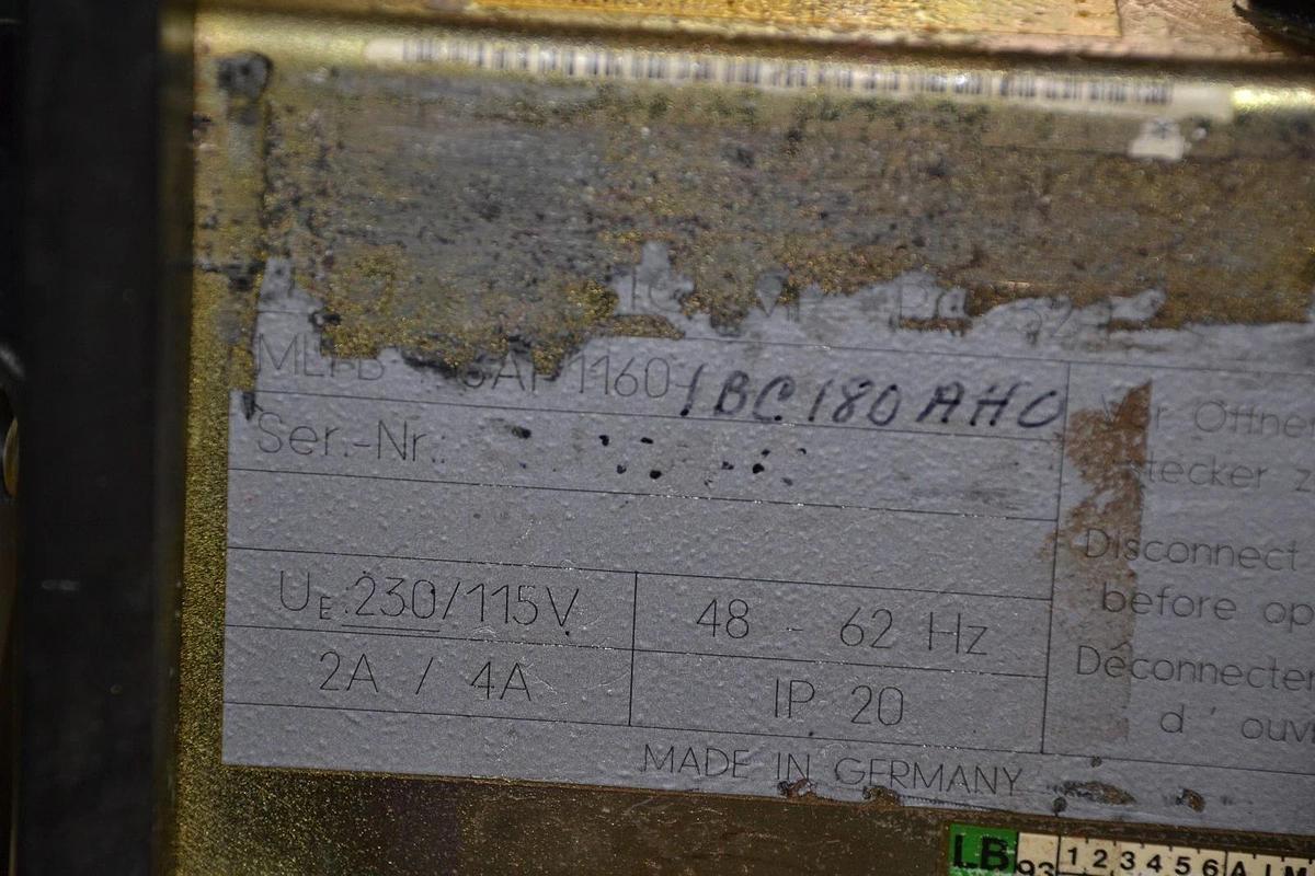 Used Siemens SICOMP PC 32-F Interface Panel 6AP1160-1BC180AH0