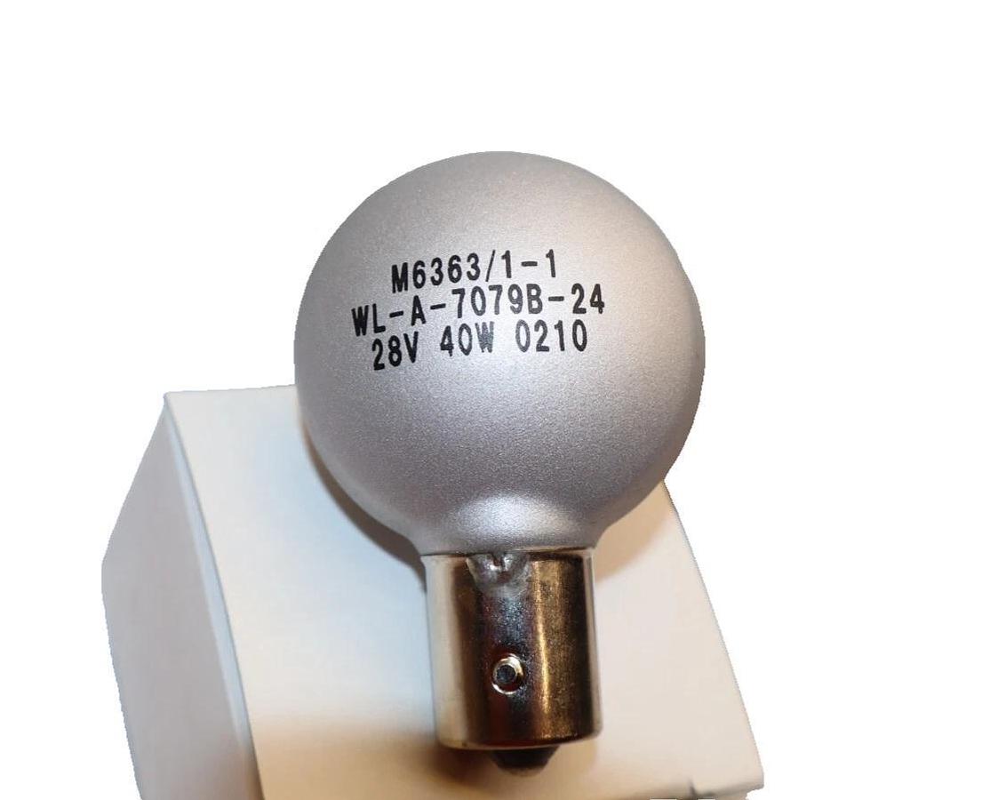 1) HONEYWELL GRIMES WL-A-7079B-24 A7079B24 40W 28V Aircraft Miniature Bulb *NEW