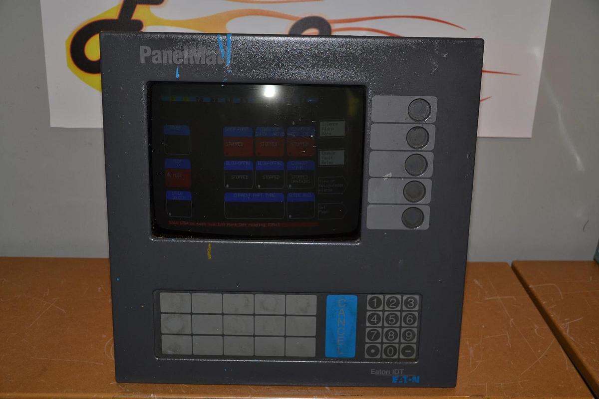 Used Eaton IDT PanelMate CRT Module 91-00992-02 w/ Controller 92-00605-02 110/230v