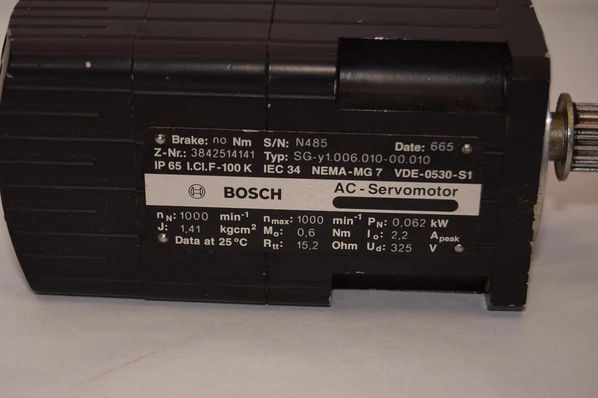 Used BOSCH SG-y1.006.010-00.010 AC Servo Motor