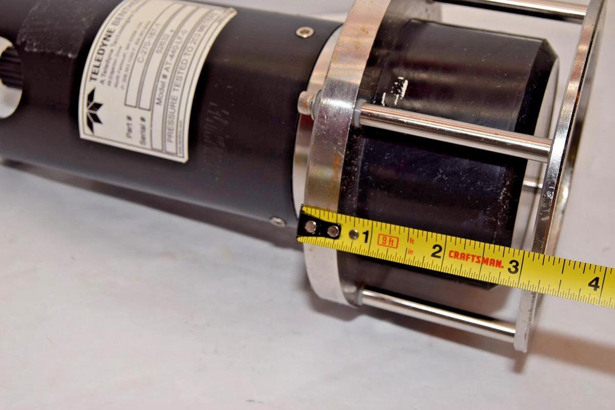 Used Teledyne Benthos Transponder Transducer AT-440-LF-0 C-270-167-1 Oceonographic