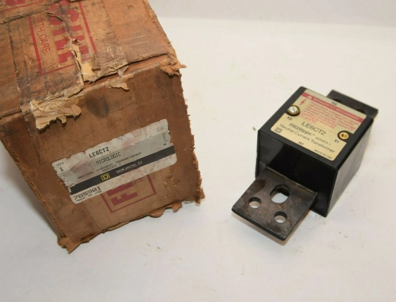 (NEW) SQUARE D LE6CT2 Micrologic Series 1 Neutral Current Transformer