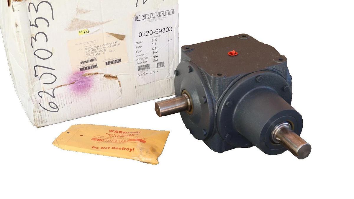 Hub City Gear Box Speed Reducer 0220-59303 800 1:1 D,E ST USA (NEW)