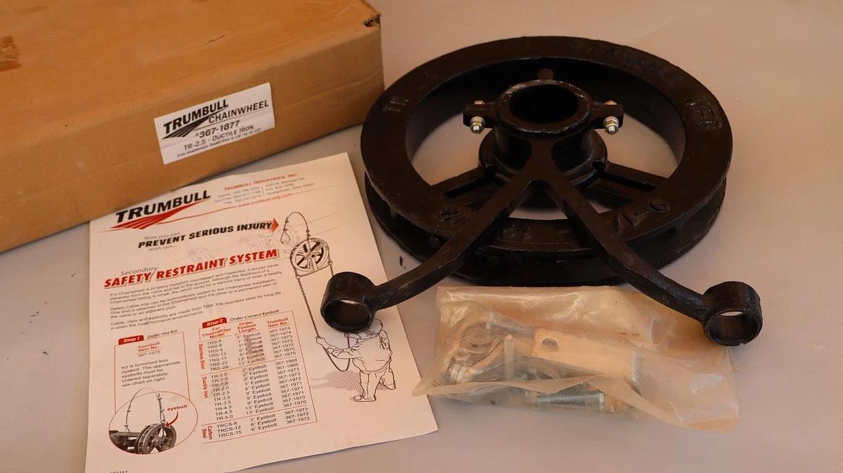 Trumbull MFG TR-2.5 9-1/4 - 12-1/2 #367-1877 Chainwheel Ductile Iron (New)