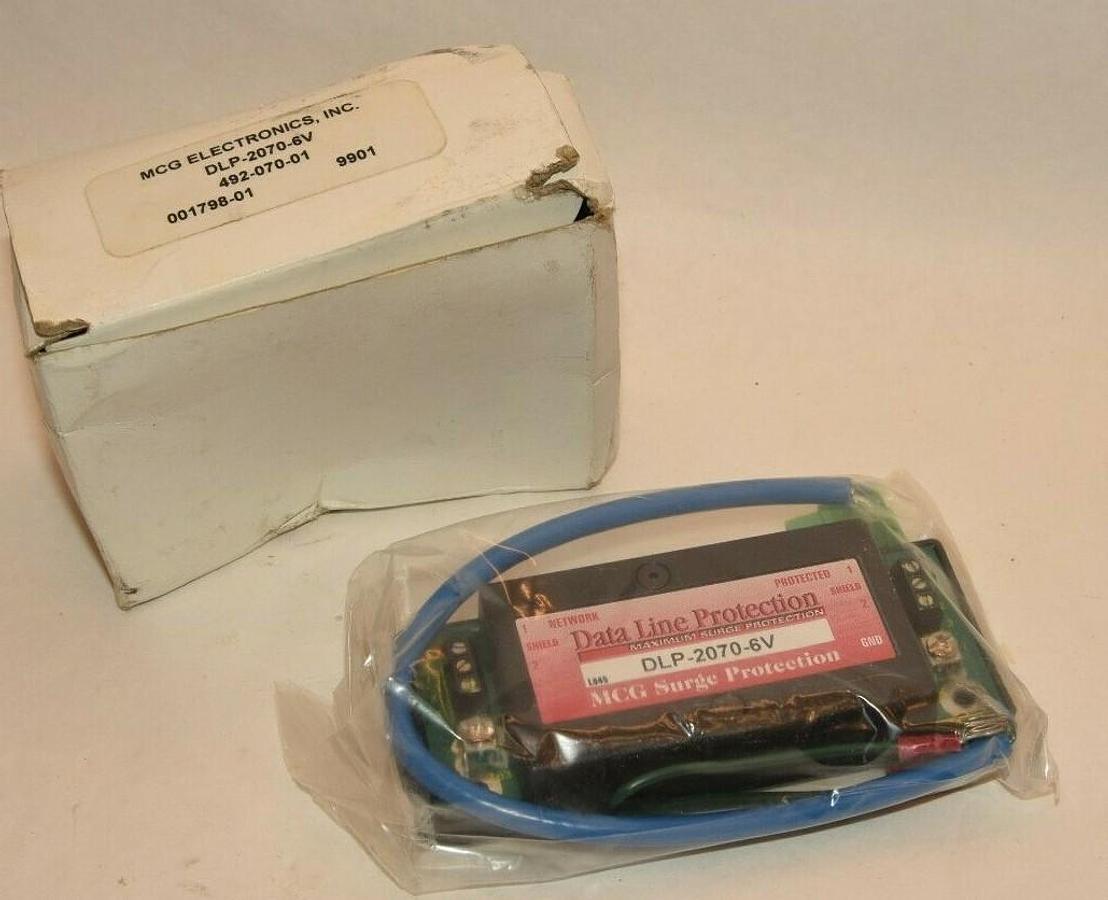 (NEW) MCG ELECTRONICS INC. DLP-2070-6V DLP20706V 492070-01 Surge Protector