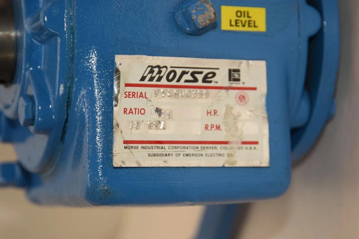 (NEW) MORSE F92MJ0355 15:1 Ratio Gear Reducer