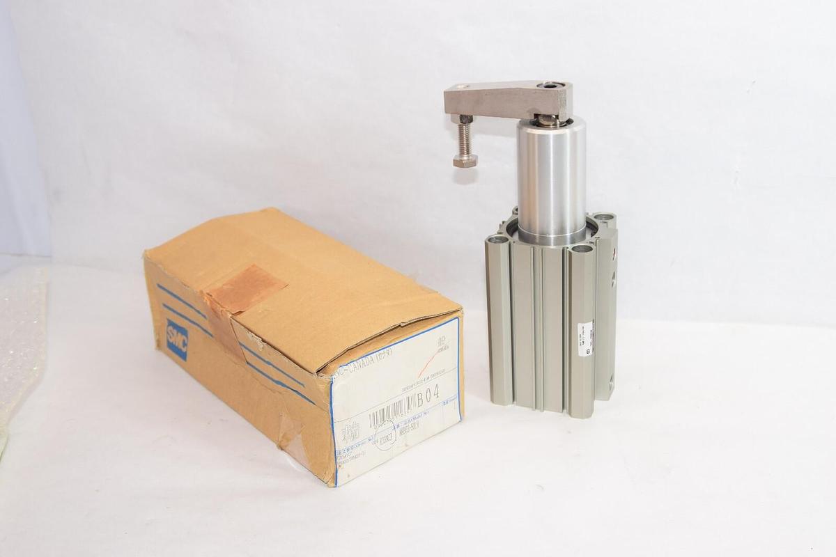 (NEW) SMC MKB63-50L Rotary Clamp Cylinder