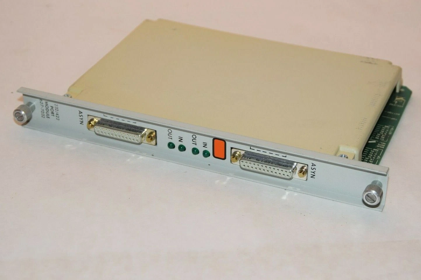 Used HONEYWELL  232/422 PORT MODULE PLC 627-7032 6277032 RS-232