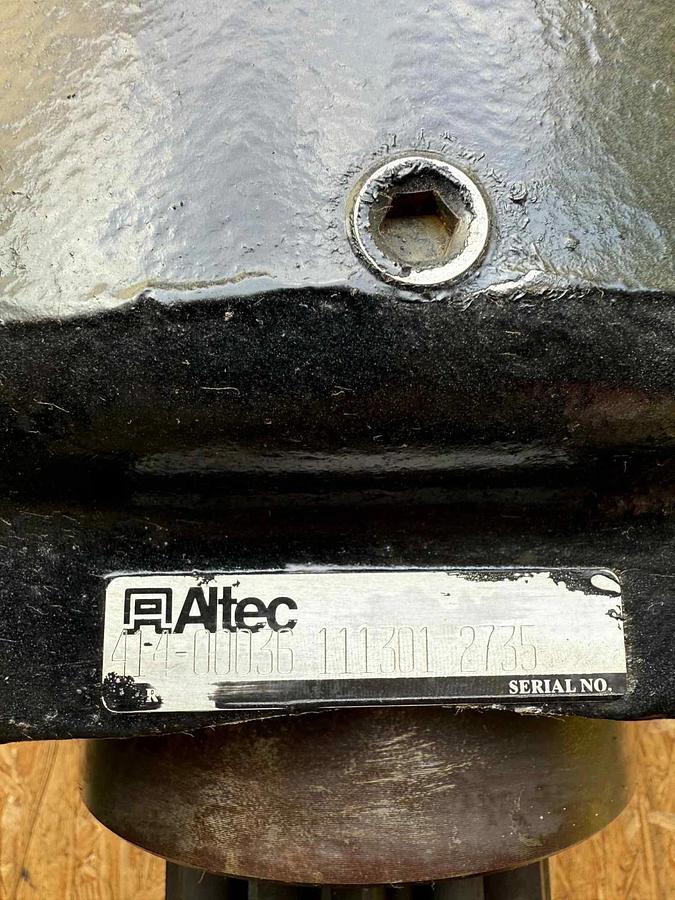 Altec Rotational Gear Box Gearbox 414-00036 4140036 w/ Eskridge Brake 90B