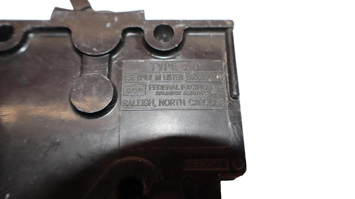 Used (Lot of 5) Federal Pacific 20 Amp 20A Single Pole Bolt on Breaker NBSWD120-U